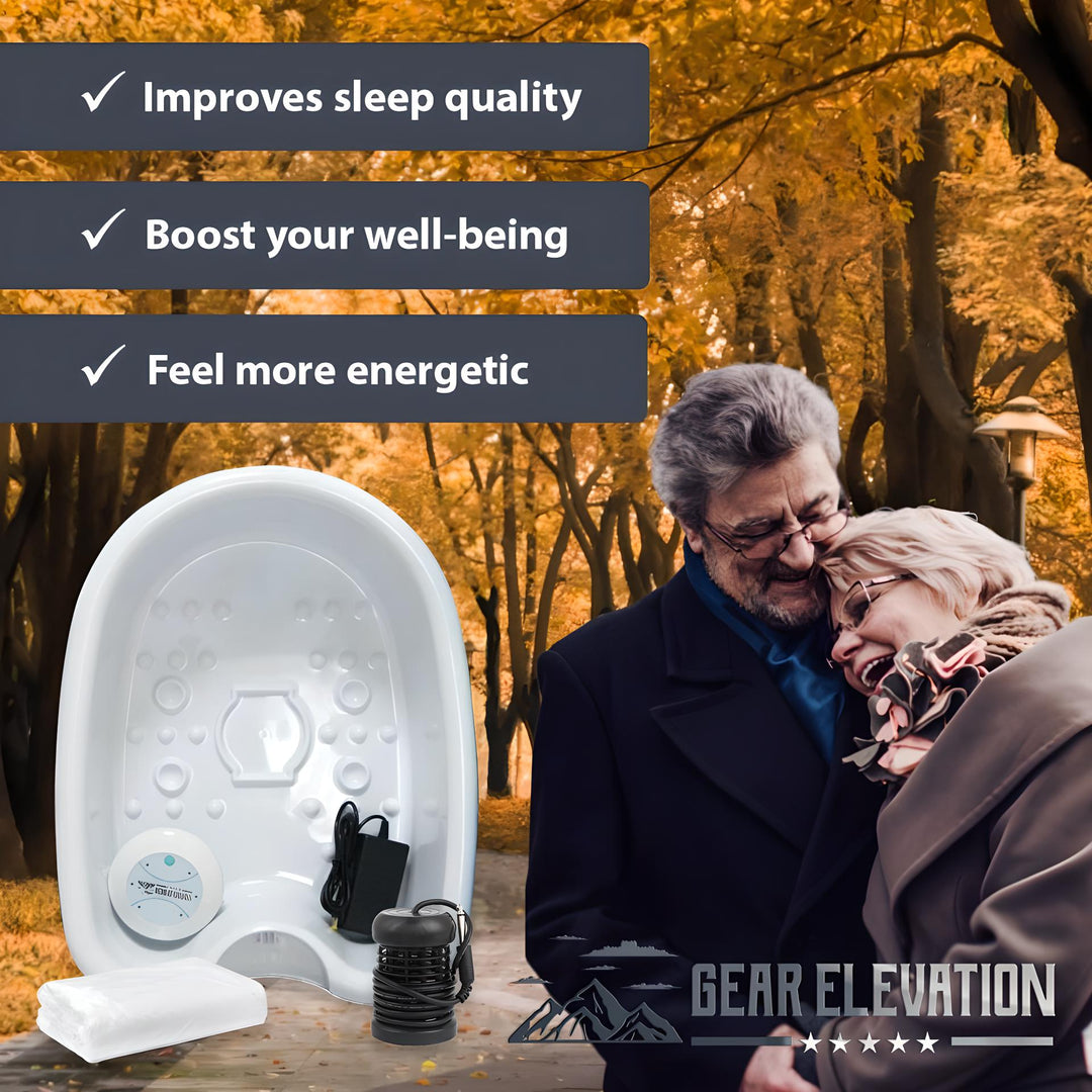 Elegant detox fodspa design for nem hjemmebrug. Giver dyb afslapning, fodpleje og et velvære reset.