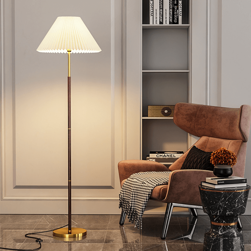 Elegant Gulvlampe i Rispapir - Skab Hygge