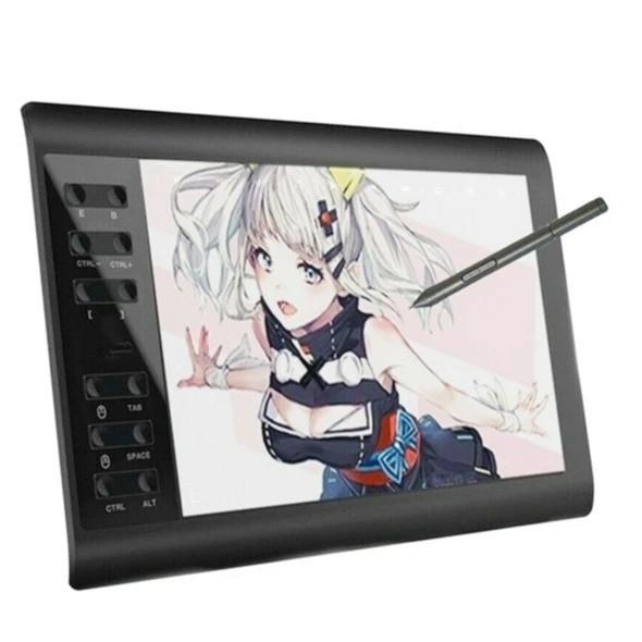Digital skitsepad med naturlig papirfølelse og stylus. Ideel til tegning, skitser og digital kunst.