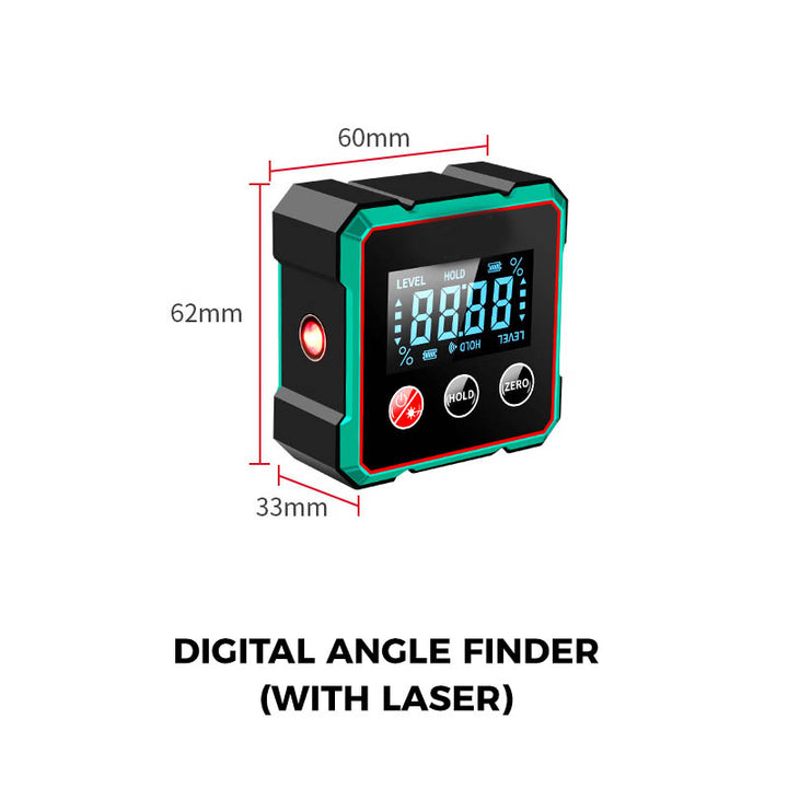 Optimer dit håndværk med AngleMaster Pro digital vinkelmåler, opnå perfekte og præcise resultater hver gang.