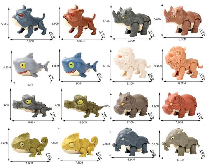 Sikkert og robust dinosaur fingertøj til mange timers fantasifuld leg.