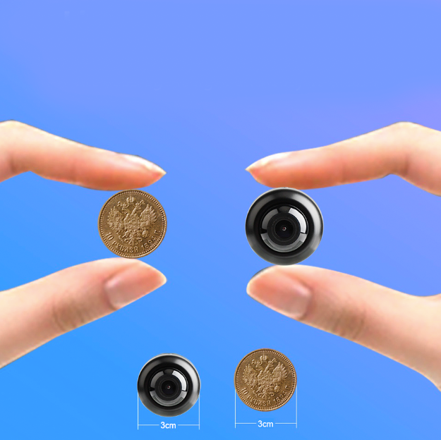 Trådløst 4K sikkerhedskamera med HD optagelse, nattesyn og smart bevægelsessensor.