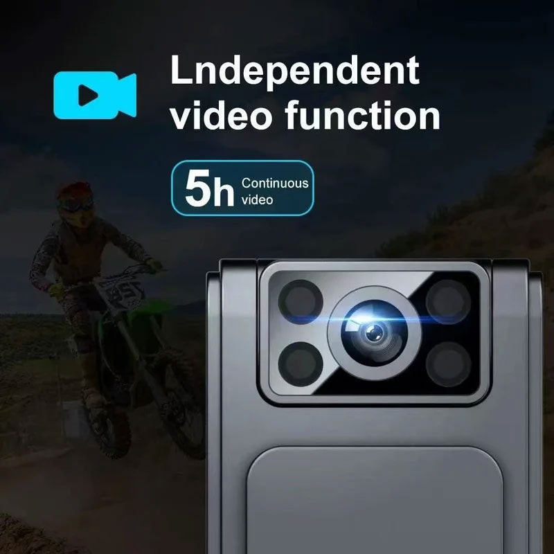 WiFi-aktiveret minikamera med Full HD og natvision for nem overvågning via din smartphone.