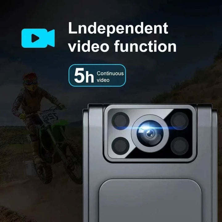 WiFi-aktiveret minikamera med Full HD og natvision for nem overvågning via din smartphone.