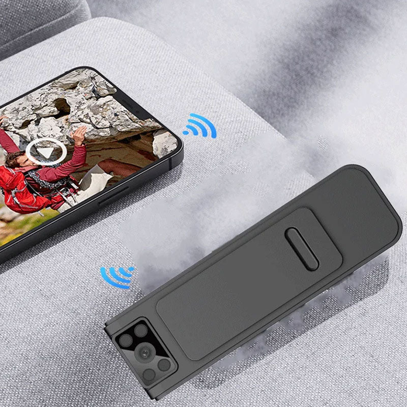 Smart gadget: Avanceret Full HD minikamera med WiFi, natvision og skjult optagefunktion.
