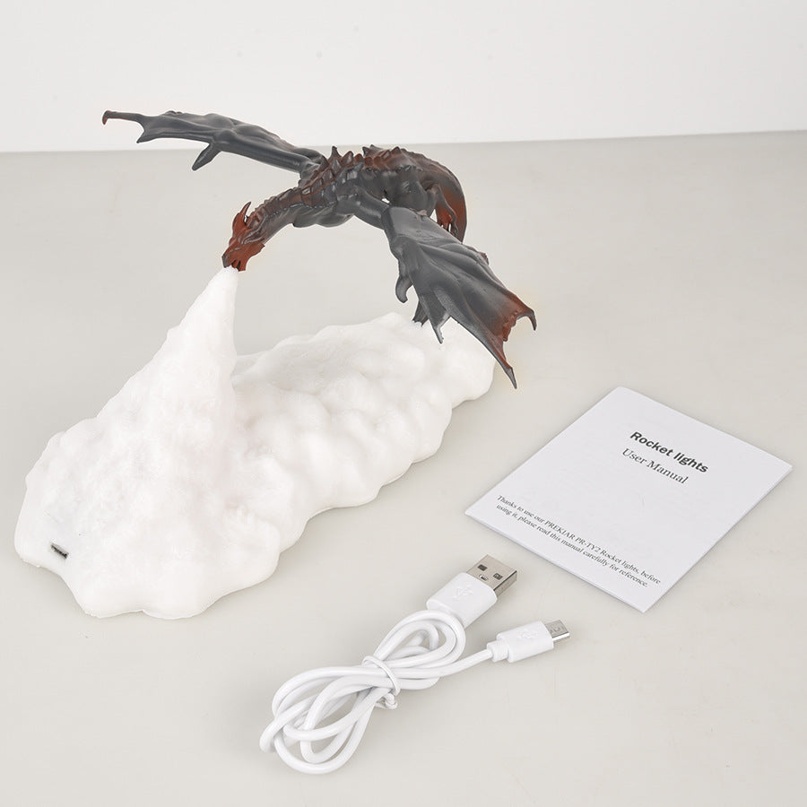 Få hygge og stemning med en 3D-printet drage lampe i dit hjem.