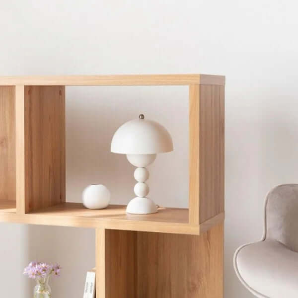 Bærbar LED Bordlampe med Blomsterdesign