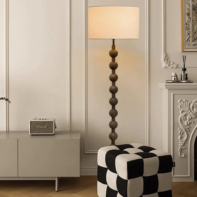 Elegant Gulvlampe i Træ - Japandi Stil