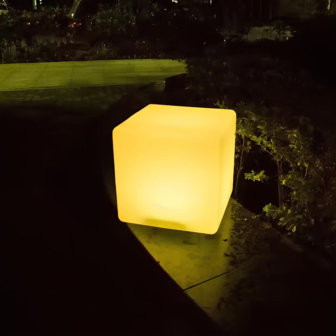 Kubisk LED Have- og Terrassalampe