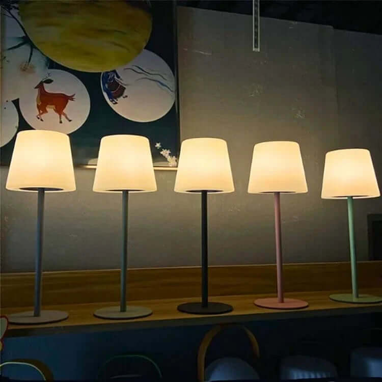 LED Bordlampe, Trådløs, 16 Farver, H40cm