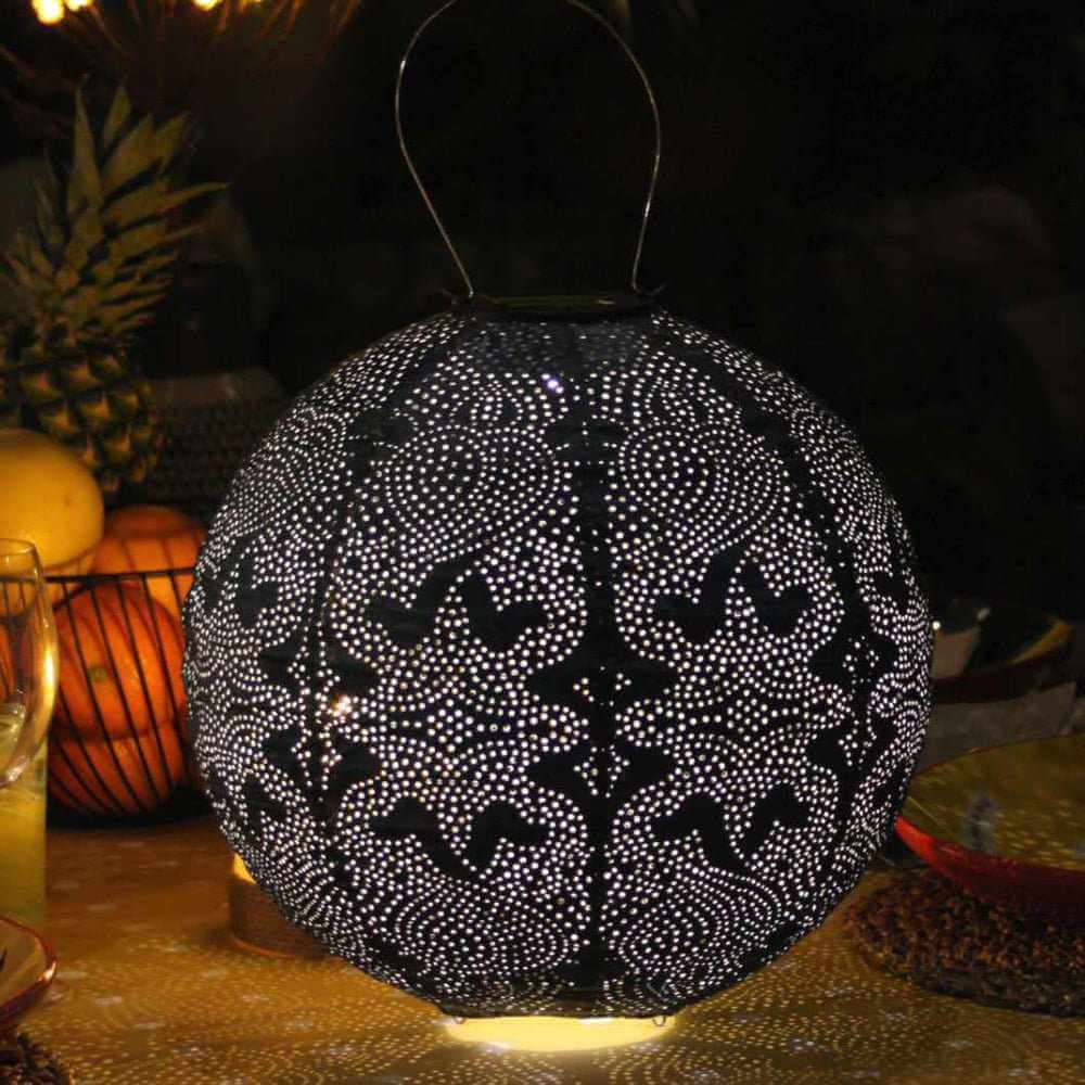 Solcelle Lanterne, 30cm Globus, Havebelysning