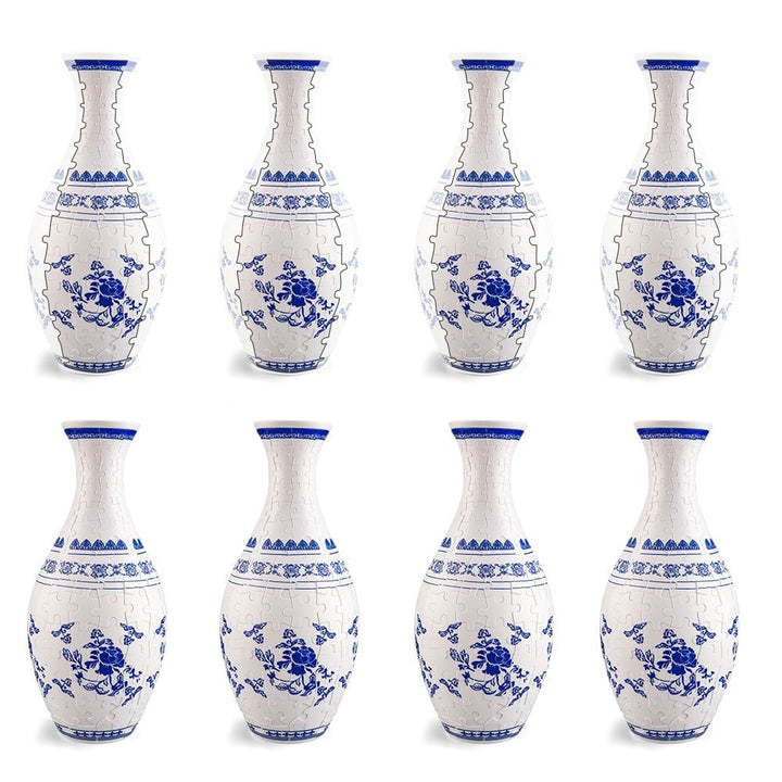 EcoBloom 3D puslespil vase som moderne gaveidé til et kreativt hjem.