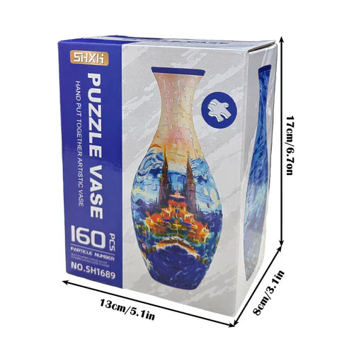Hjemmeindretning: EcoBloom 3D puslespil vase for et moderne look.