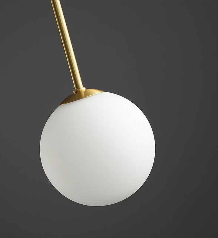 Elegant Pendel Lampe i Glas & Metal - 75/45cm