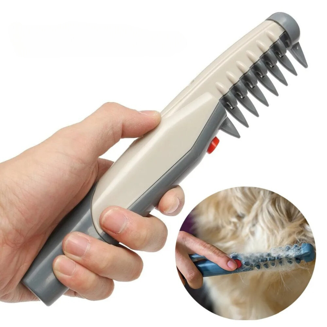 Effektiv pels trimmer til hunde og katte, fjerner skånsomt knuder og løs pels.