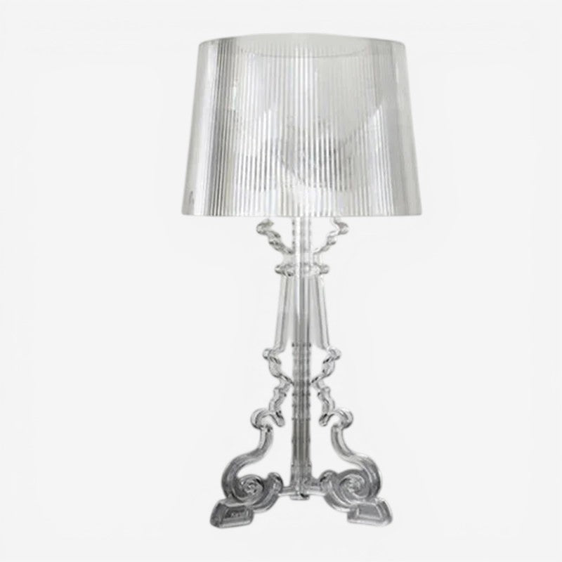 Moderne minimalistisk akryl bordlampe. Skaber hygge og stilfuld belysning i hjemmet.