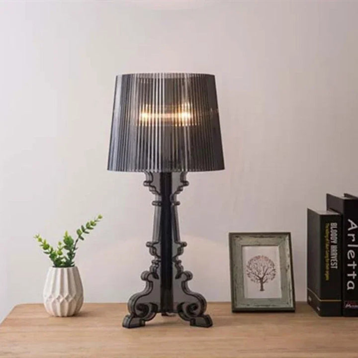 Stilfuld akryl natlampe til soveværelset. Giver behageligt lys og elegant indretning.