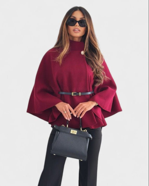 Tidløs og elegant kvinde høstjakke i polyester, ideel til efterårets kølige dage.
