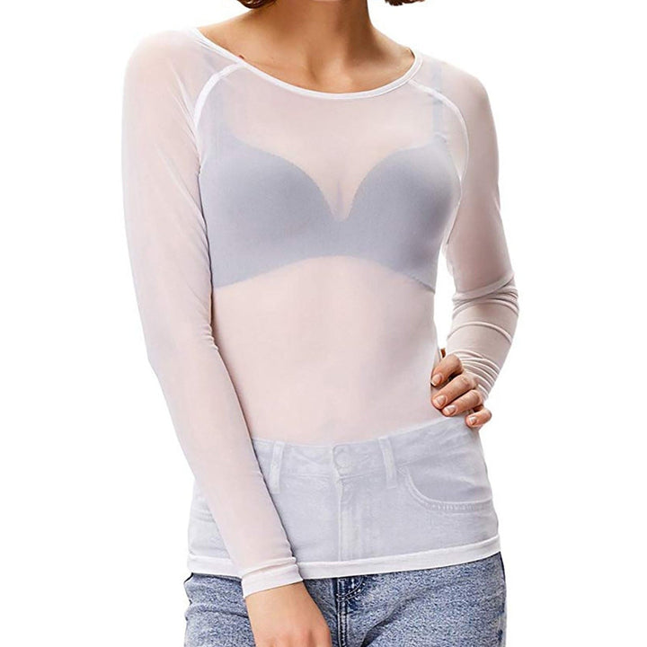 Stilfuld og feminin dame langærmet top. Elegant design og blød komfort for en moderne, alsidig bluse til alle anledninger.