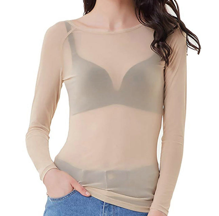 Moderne dame top med lange ærmer. Elegant og afslappet bluse, perfekt til både hverdag og fest, med optimal komfort.