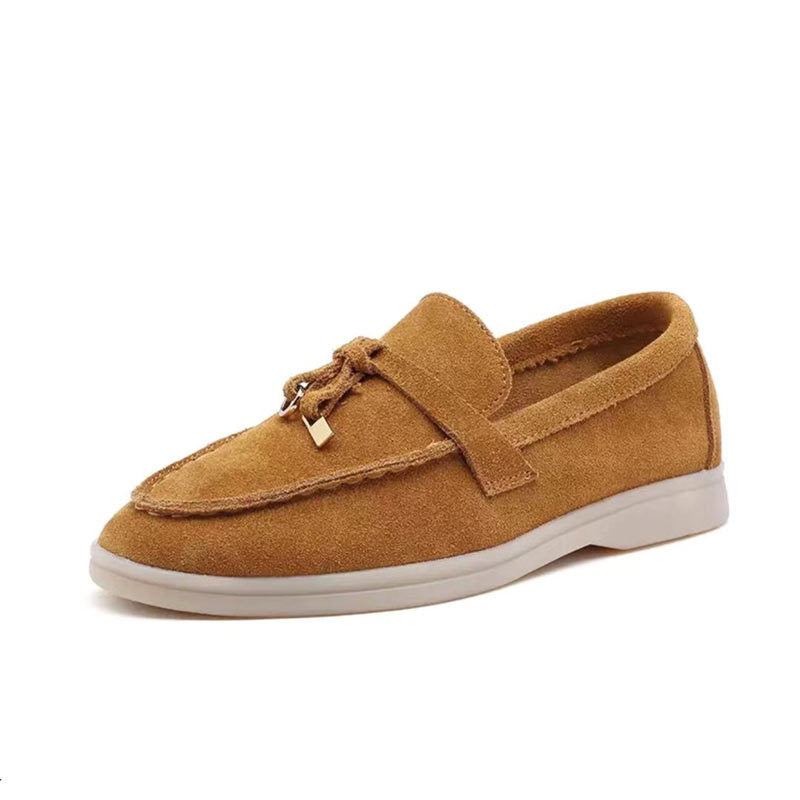 Komfortable dame loafers med spids tå, de perfekte kontorsko for professionel stil.