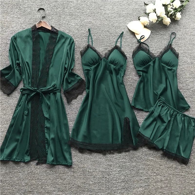 Komfortabelt blonde nattøj sæt for kvinder, velegnet som elegant loungewear eller natbeklædning.