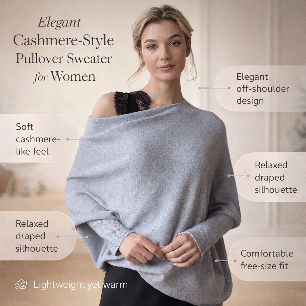Komfortabel dame oversize bluse med bådhals. Den moderne, løse pasform sikrer afslappet stil hele dagen.