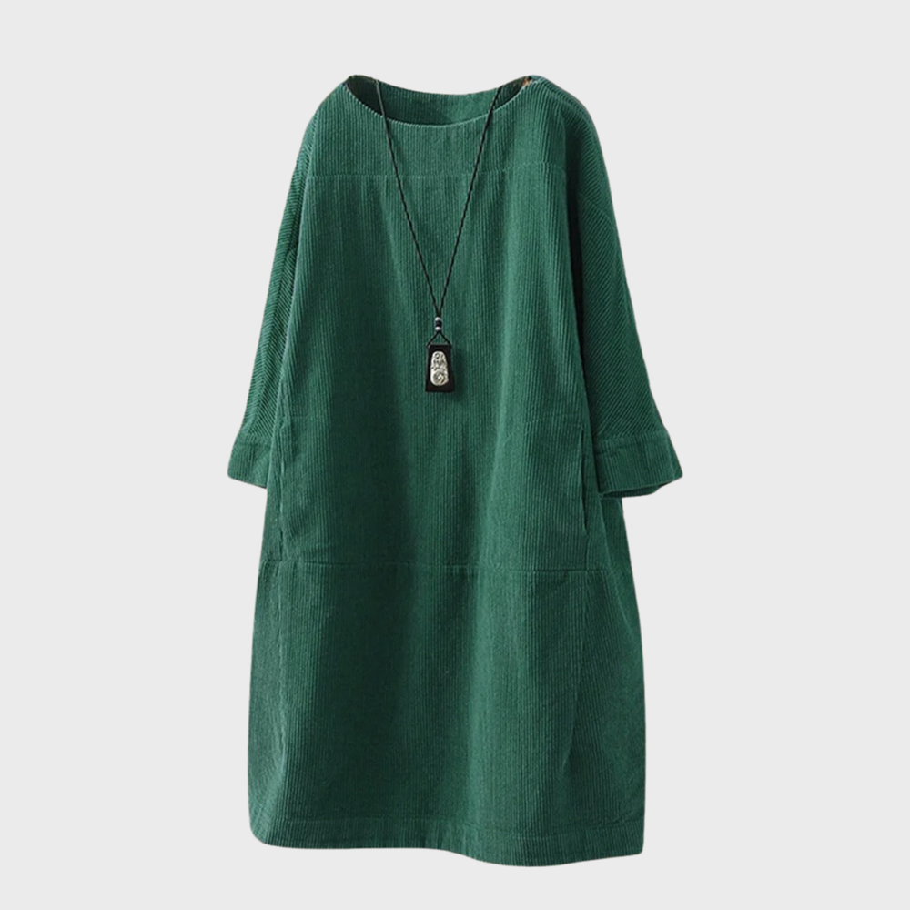 Stilfuld festkjole til kvinder. Elegant, langærmet minikjole, perfekt som aftenkjole.