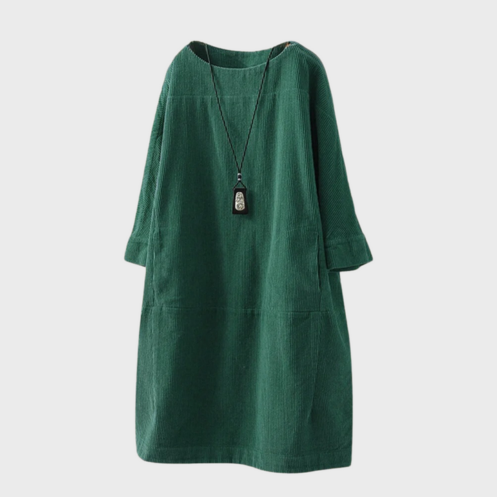 Stilfuld festkjole til kvinder. Elegant, langærmet minikjole, perfekt som aftenkjole.