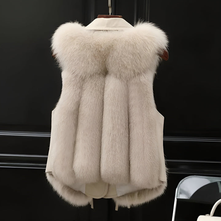 Moderne ærmeløs vest til kvinder; et elegant valg for en trendy og varm lag-på-lag stil.