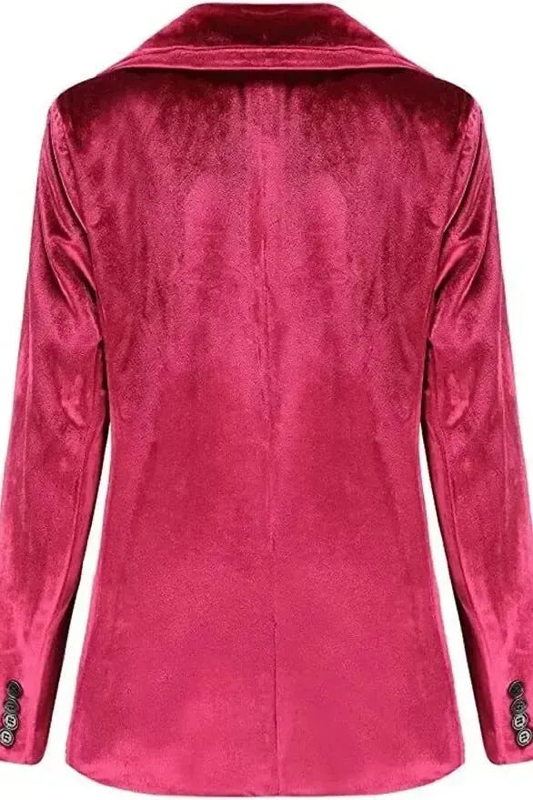 Pink elegant dame blazer med stilfuld pasform. Ideel som festblazer, business blazer eller smart hverdagslook.