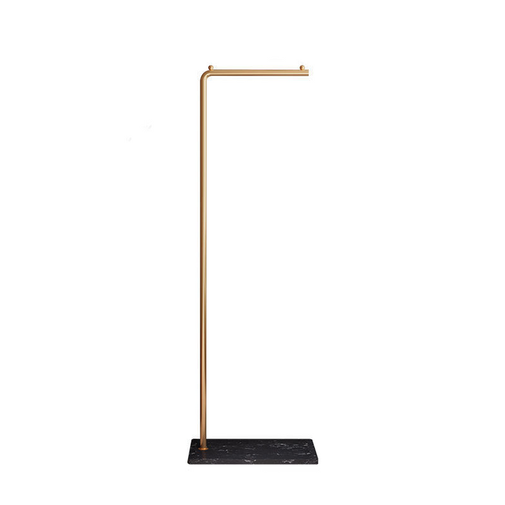 Luksus tøjstativ med marmorsokkel, ideelt til fremvisning af tøj i soveværelse eller entré, 150 cm unisex design.