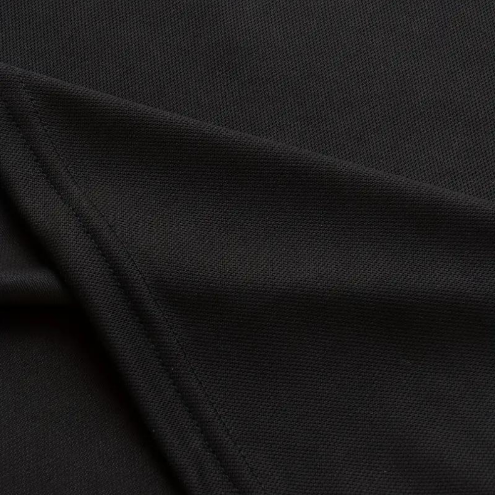 "Elegant herre poloshirt med blomsterkrave og manchetter, slank pasform, perfekt til både casual og formelle lejligheder."