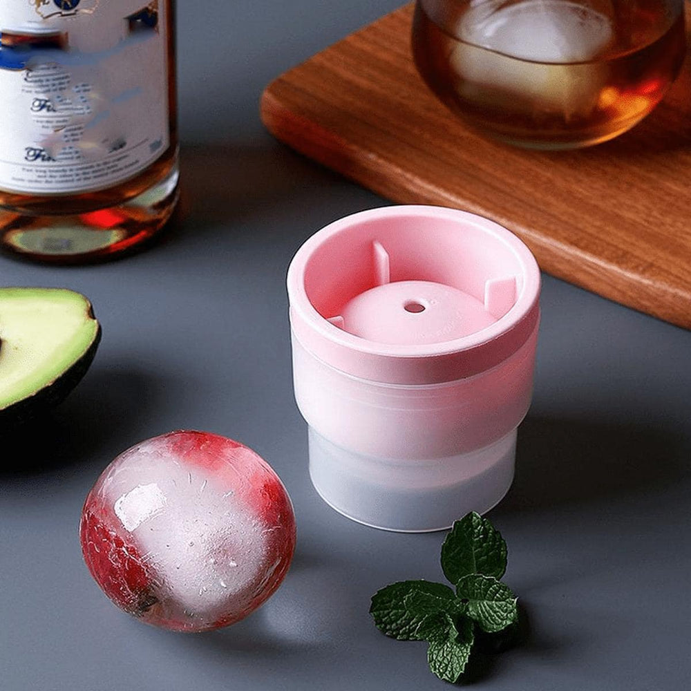Iskugleforme sæt for perfekte, langsomt smeltende iskugler til cocktails & iskaffe.
