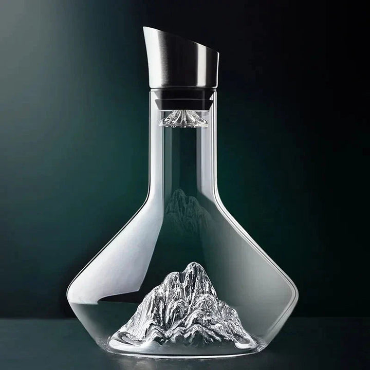 Elegant krystal vinkaraffel 1500 ml til optimal vinluftning af rødvin. Perfekt til servering og hjemmebar.