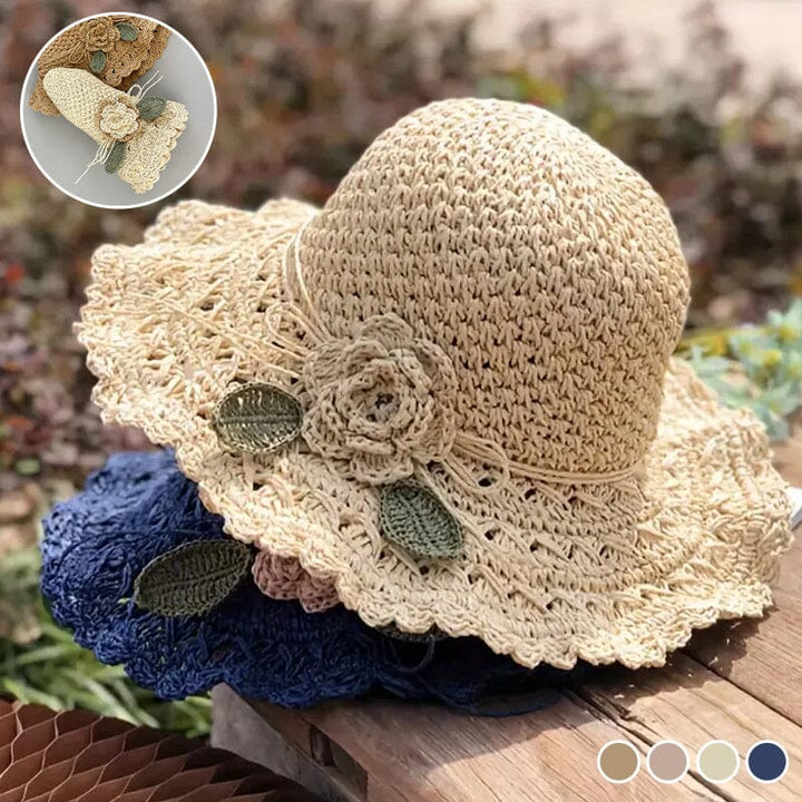 Strandhat til kvinder i strå, den perfekte foldbare og åndbare sommer accessory.