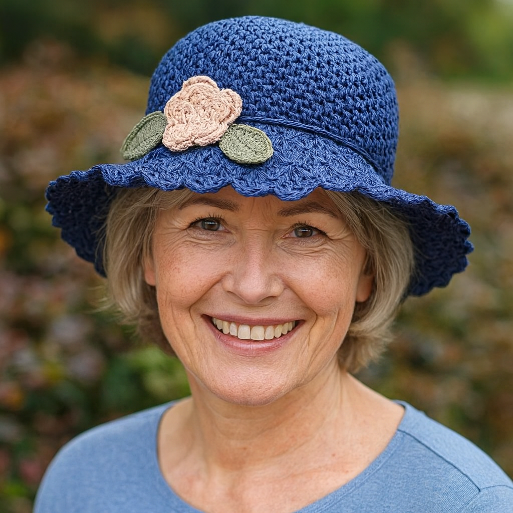 Åndbar stråhat for kvinder, beskytter mod solen med stil og elegance.