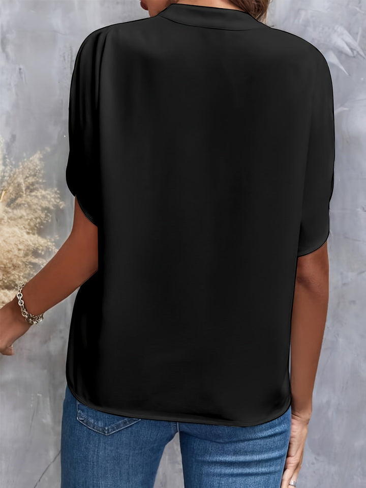 Komfortabel hverdagstøj bluse, perfekt sommerstil top for elegant look. Perfekt pasform.