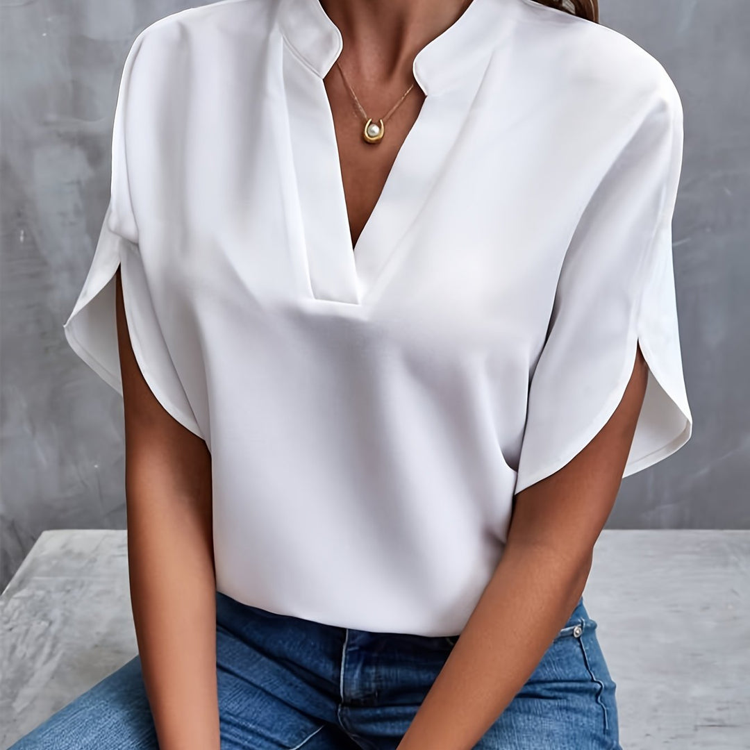 Festlig kvindebluse, elegant top til særlige anledninger. Langærmet design og feminin.