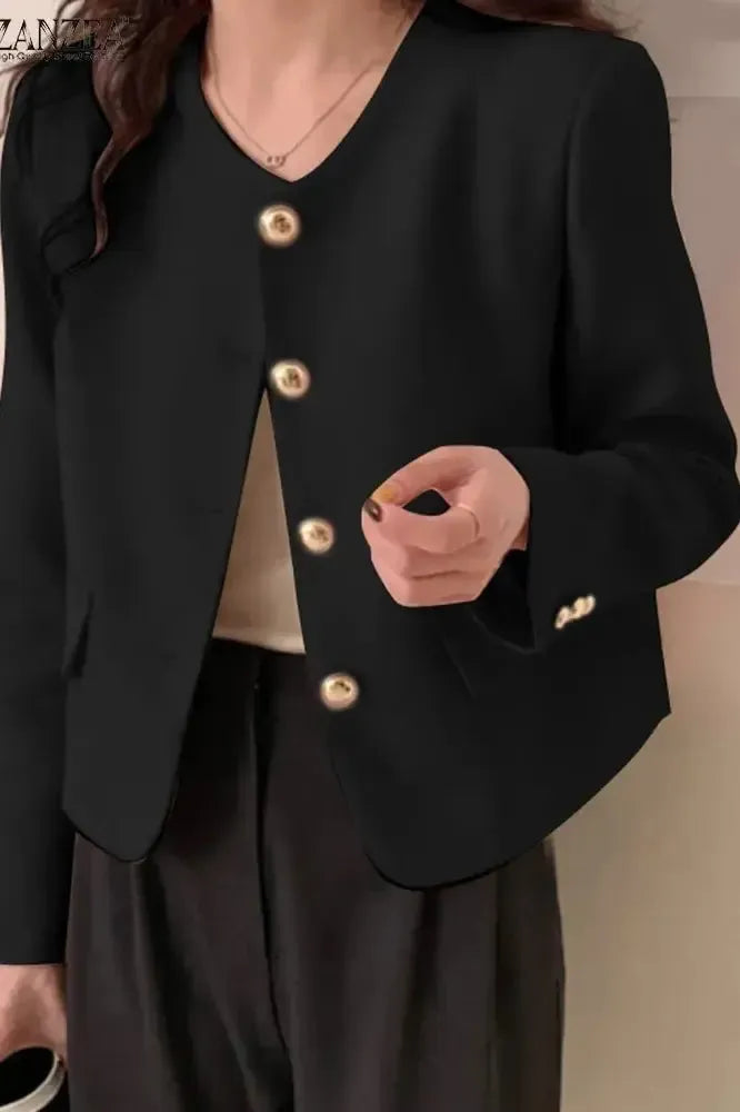 Moderne kvinders blazer for et smart og tidløst look, perfekt til enhver lejlighed.