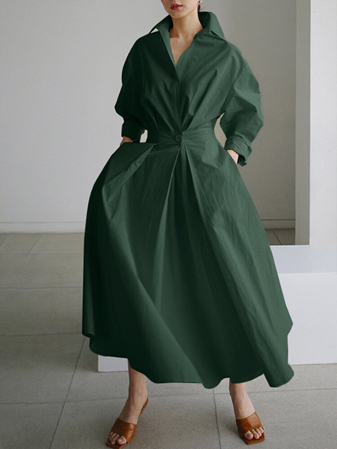 Let og luftig lang kjole til kvinder, perfekt som yndefuld sommerkjole og elegant festkjole.