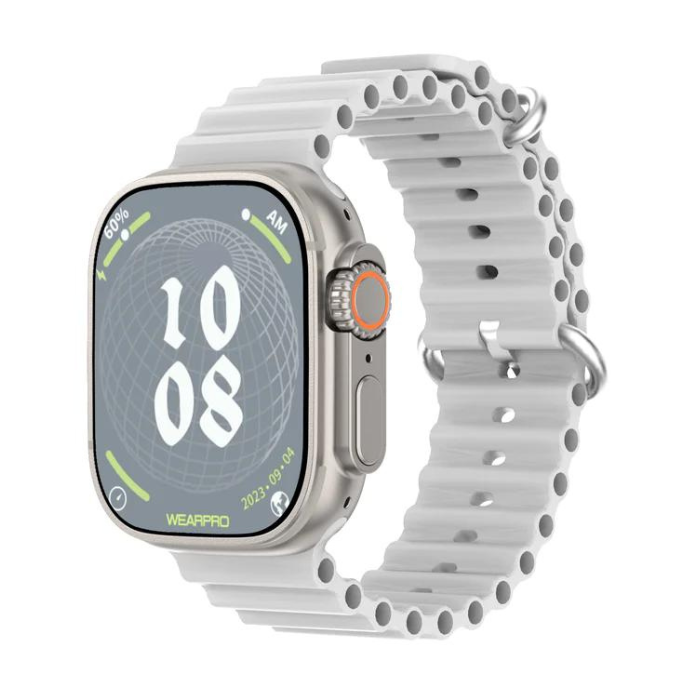 Unisex smartur med notifikationer, lang batteritid og fitnessfunktioner. Et stilrent digitalt ur til hverdagen.