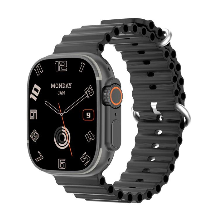 Moderne smartwatch med sundhedsmåler, aktivitetstracker og smarte notifikationer. Elegant design til tech-entusiasten.