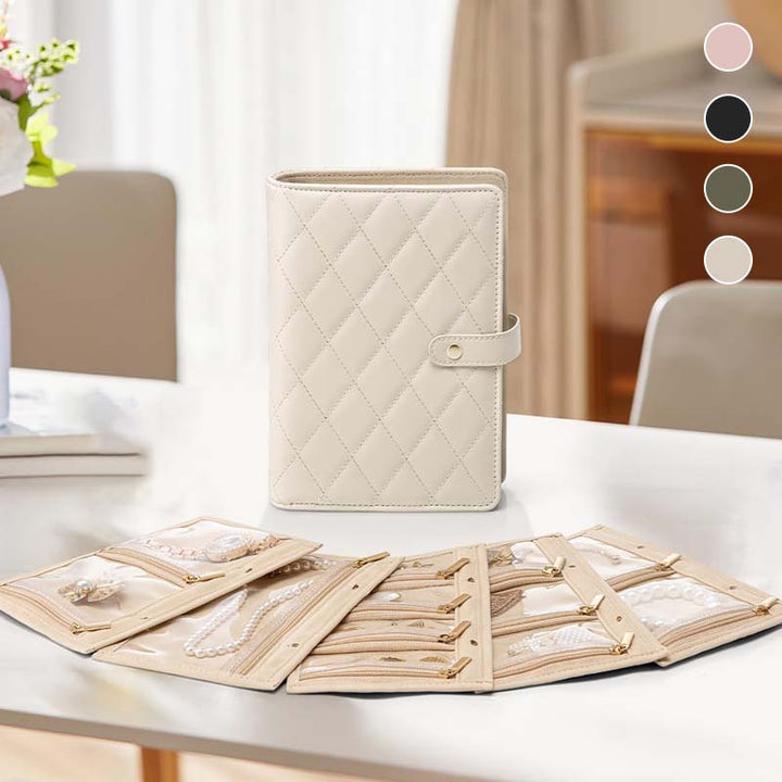 Elegant smykkeorganizer i luksus design til sikker opbevaring af dine værdifulde smykker.