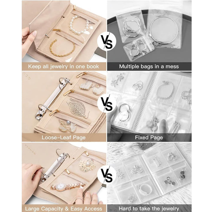Elegant smykkeorganizer i et tidløst design, der passer til enhver indretning og stil.