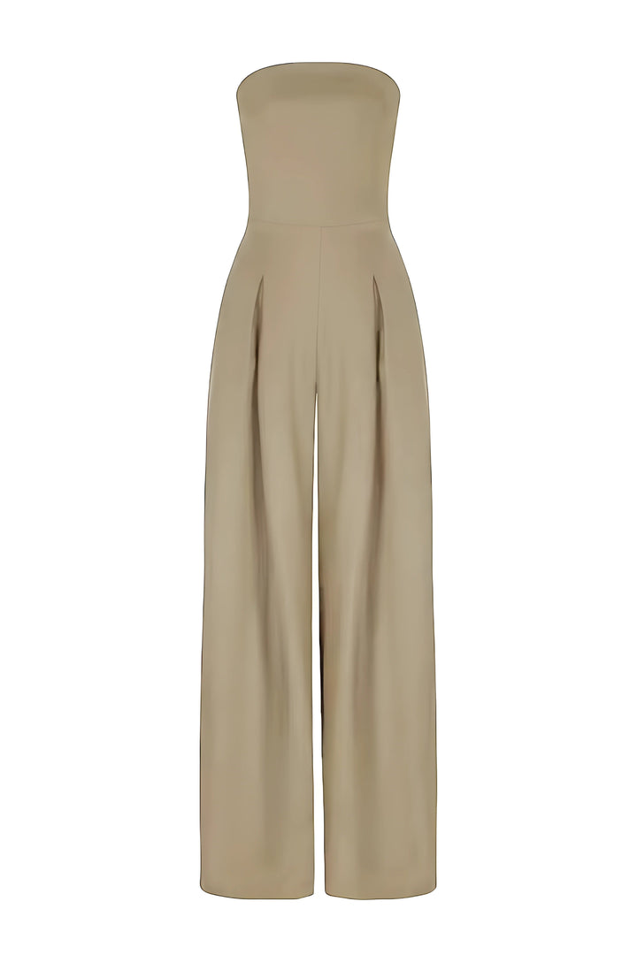 Festlig stropløs jumpsuit til kvinder. En tidløs buksedragt for en stilfuld entré.