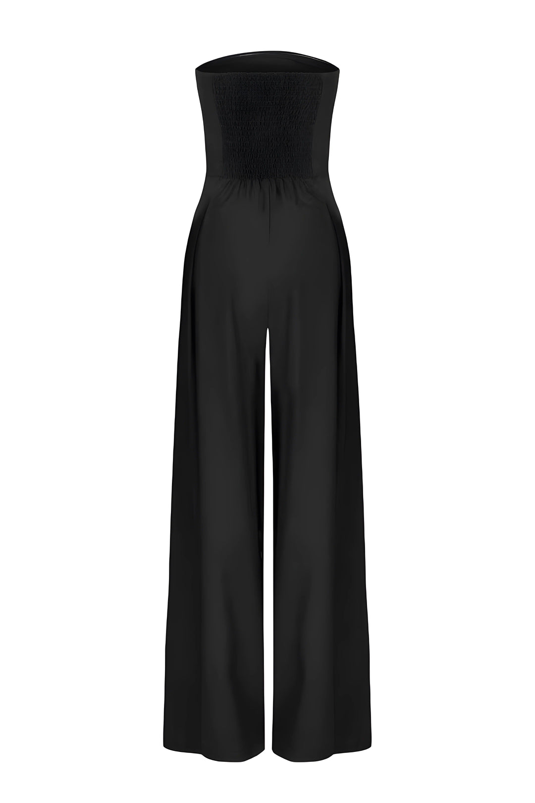 Stilfuld stropløs jumpsuit til kvinder. Essentiel del af din festtøj- og aftentøjskollektion.
