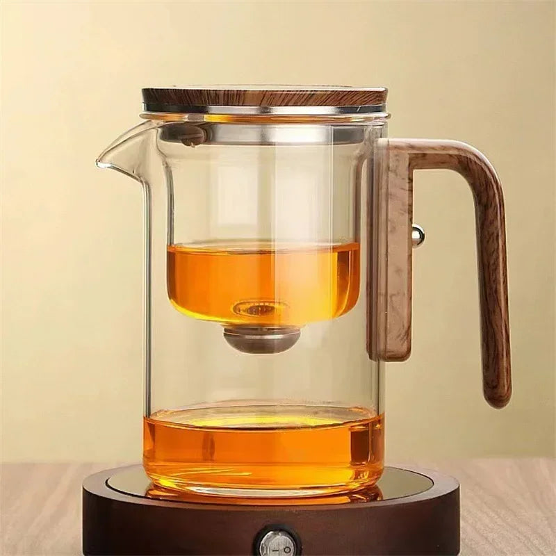 Elegant tekande med avanceret vandseparationssystem og moderne design, perfekt til rene teoplevelser og stilfuld servering.