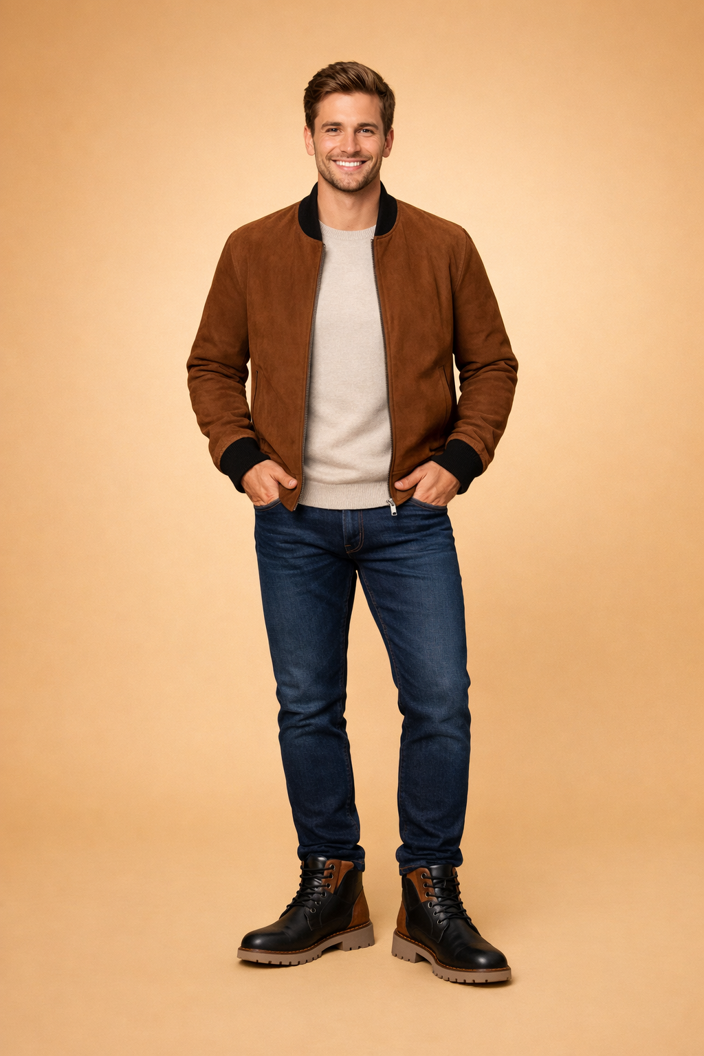 Moderne herrestøvler stylet til både casual og professionelle outfits. Perfekte arbejdssko for mænd.