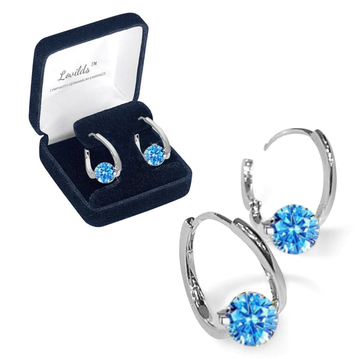 Elegante kvinders germanium terapi øreringe for velvære, energi og bedre blodcirkulation.